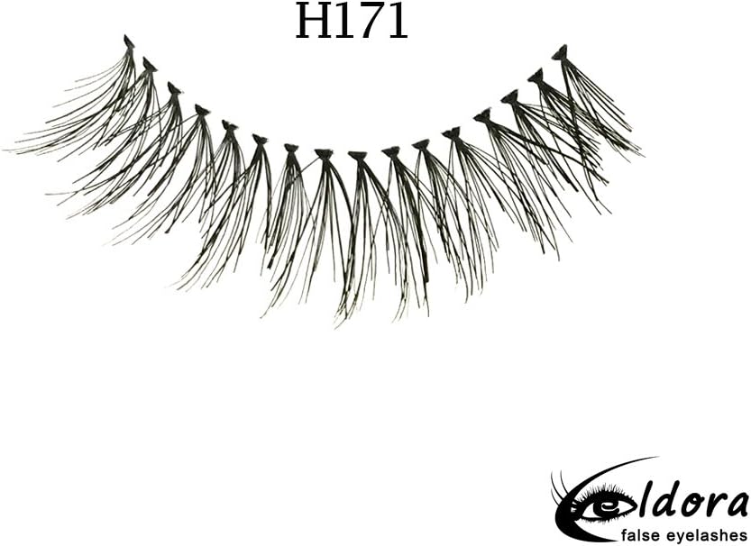 Eldora False Eyelashes H171, Black