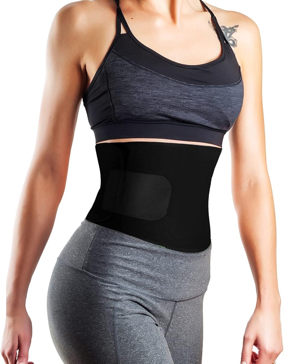 WELLOVE Sweat Band Waist Trainer for Women and Men, Stomach