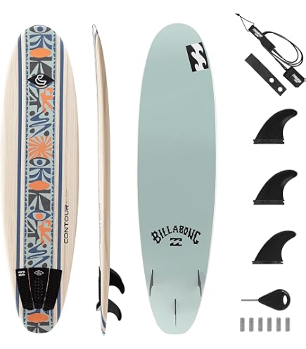Amazon.com : nanazero Wood Skin Surfboard Mid Length MID04 Twin 6