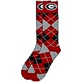 donegal bay Georgia Argyle Dress Sock, Red, One Size