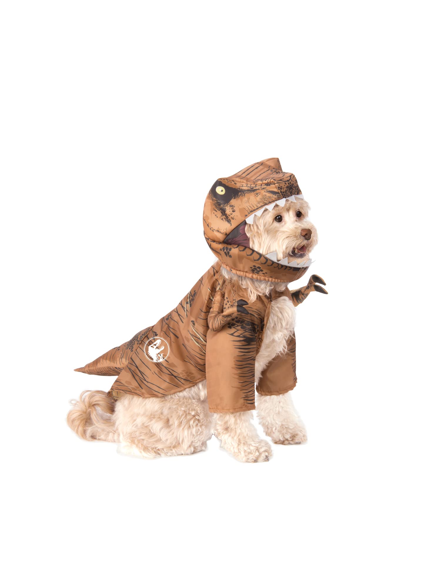 Rubies Official Jurassic World: Fallen Kingdom Tyrannosaurus Rex 'T-Rex' Dinosaur Pet Dog Costume, Small Halloween