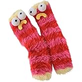 TFTSR Crazy Funny Fuzzy Silly Socks for Kids Women,Girls Fluffy Slipper Novelty Fun Socks,Boy Men Cute Cozy Soft Animal Socks