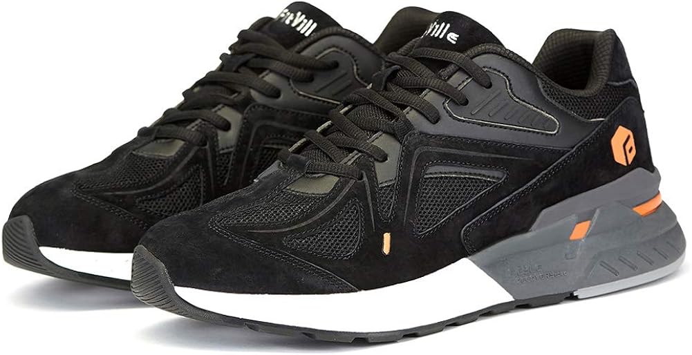 FitVille Men's Walking Shoes with Wide Toe Box Arch