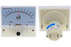 1Pcs 85C1 Milliammeter The Positive and Negative Ammeter Analog Panel Meter Amp Meter Gauge ±1MA±2MA±3MA±5MA±10MA±20MA±30MA±5