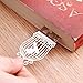 JoyTong Metal Bookmarks Ruler Set for Kids Women Girls Drawing - Book Marker Stencils Drafting Supplies