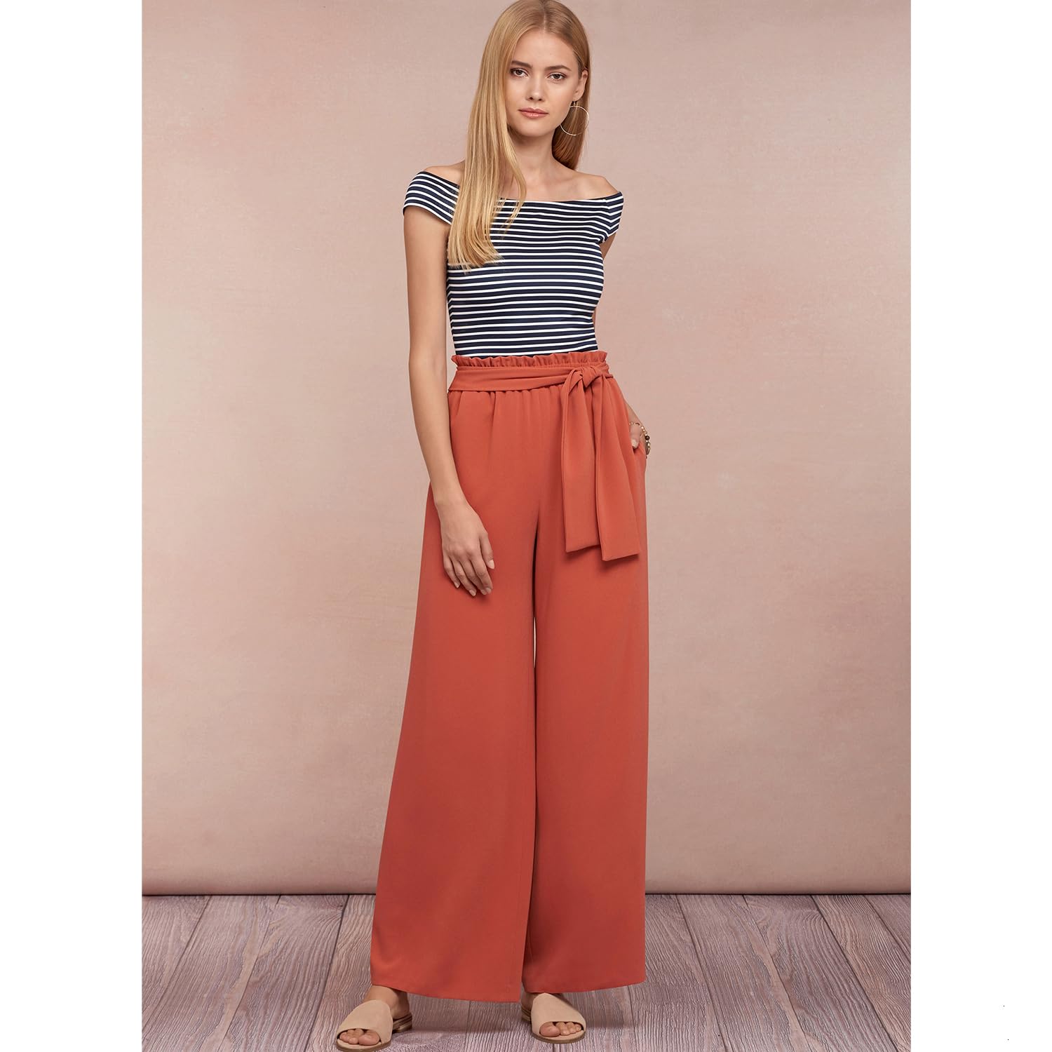 Simplicity US8605A Easy to Sew Women's Skirts and Loose Fitting Pants Sewing Patterns, Sizes 6-24