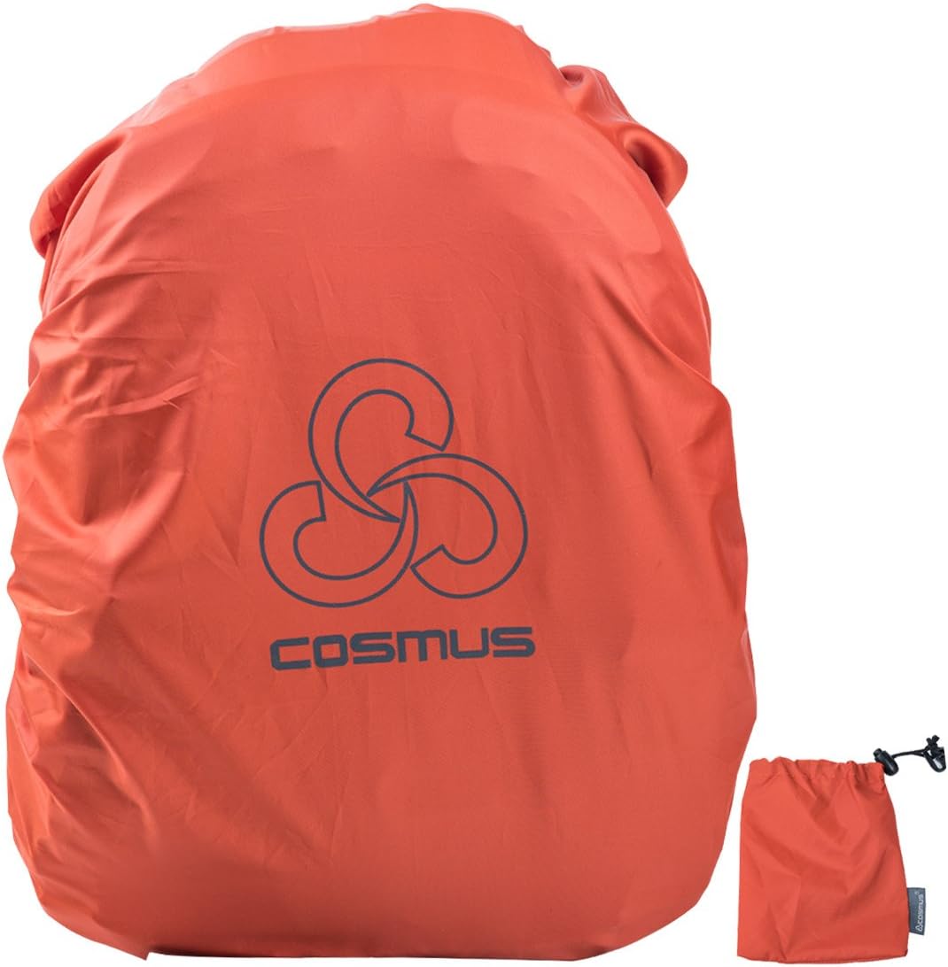 Polyester Rust Rain & Dust Cover with Pouch for 50L Backpack