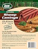 LEM Products 243 5 oz. Vacuum Sealed Bag- Sheep Casings for 15 lbs. Meat
