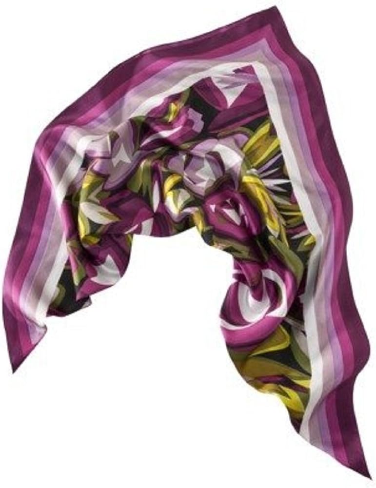Missoni for Target Women's Floral Silk Scarf Purple at Amazon Women’s