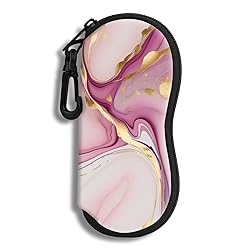 Hion Eyeglass Case Sunglasses Soft Pouch with Belt