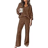 RUMIA Lounge Sets for Women 2026 Vacation Matching Track Suits Sweater Fall Outfits (S-2XL)