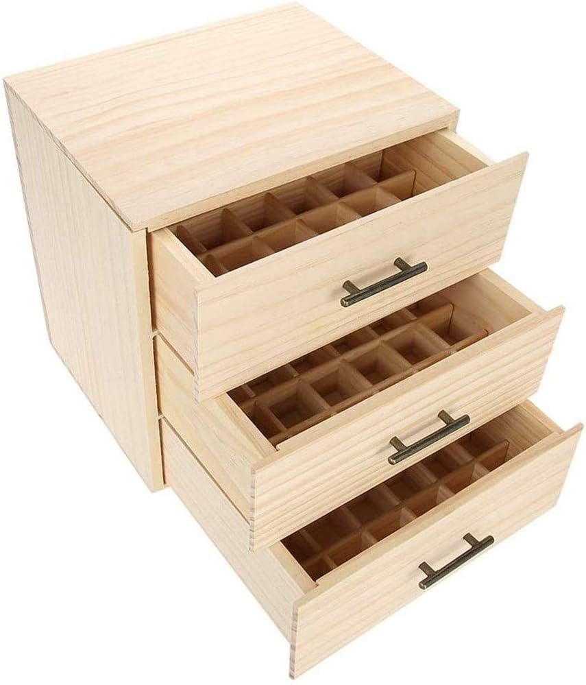 JLHBM Essential Oil Box Wooden, Storage Wooden Storage Box Aromatherapy