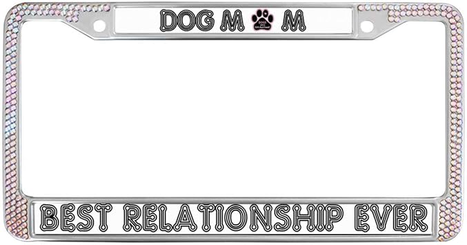 Best Mom Ever Chrome Metal License Plate Frame