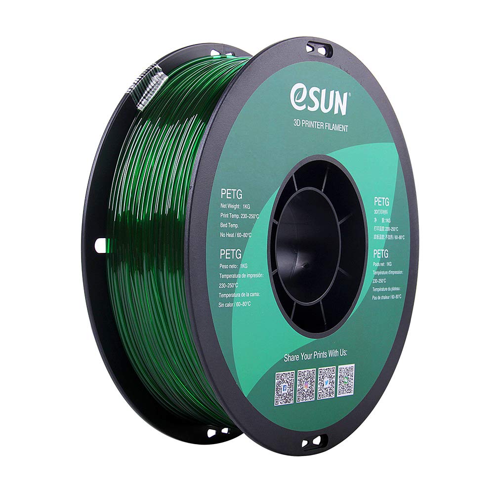 eSUN PETG Filament, Green, 1.55 kg
