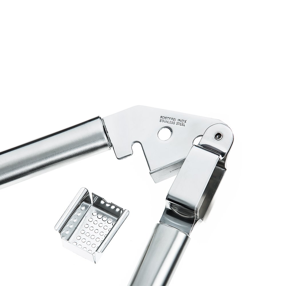 TAFOND Stainless Steel Garlic Press Peelers Ginger Crusher Grater Garlic Cloves Chopper Mincer