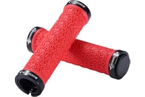 corki Mountain Bike Grips,Double Lock on Locking Bicycle Handlebar Grips for MTB,Downhill