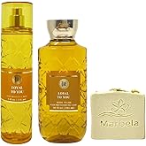 Bath & Body Works Loyal To You Fragrance Mist and Body Wash Duo Set with a Wild Jasmine Bar Soap - Full Size