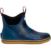 Xtratuf Men's 6 Inch Ankle Deck Boot, Navy/Rogue Wave, Size 12