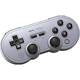 8BitDo SN30 Pro Bluetooth Controller with Hall Effect Joysticks, Rumble Vibration, and Turbo Function, Compatible with Switch