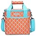 MIER 9 Can Insulated Lunch Bag for Women Leakproof Soft Cooler Tote, Orange