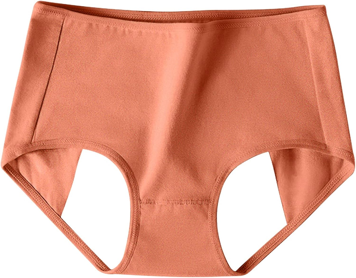 Women Cotton Underwear Soft Panties High Waist Breathable Briefs