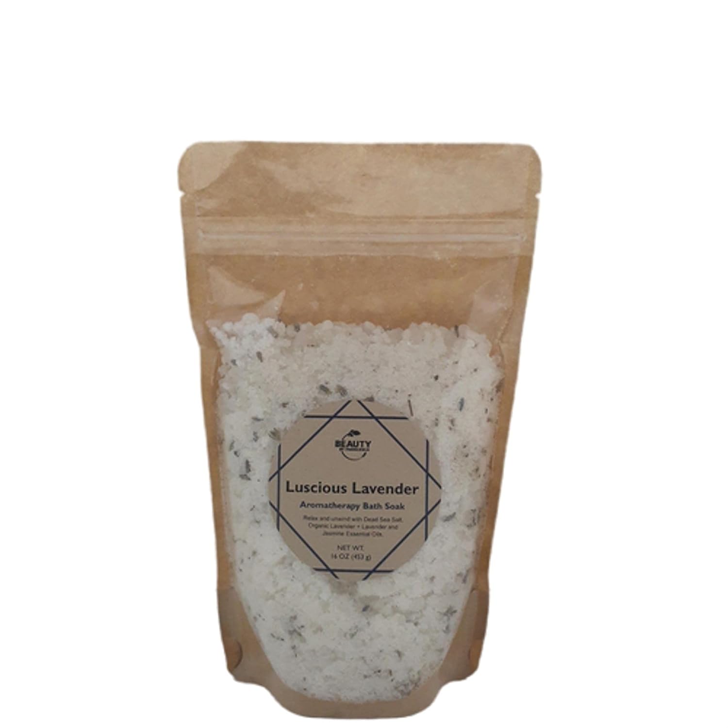 Organic Lavender Aromatherapy Bath Salt All Natural