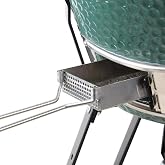 Upgrade Slid Out Ash Drawer for Big Green Egg Accessories Ash Clean Tool | DOLAMOTY Large Green Egg Replacement Parts, Stainless Steel(New version, for Large BGE Only)