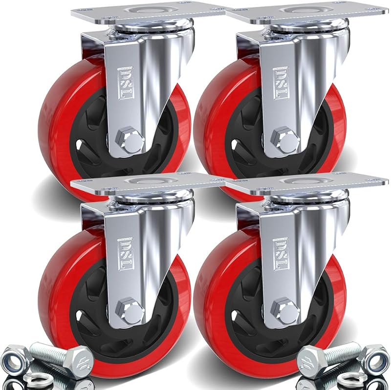 DSL Daily Supply 100mm Heavy Duty Double Bearing Swivel Castor 700kg