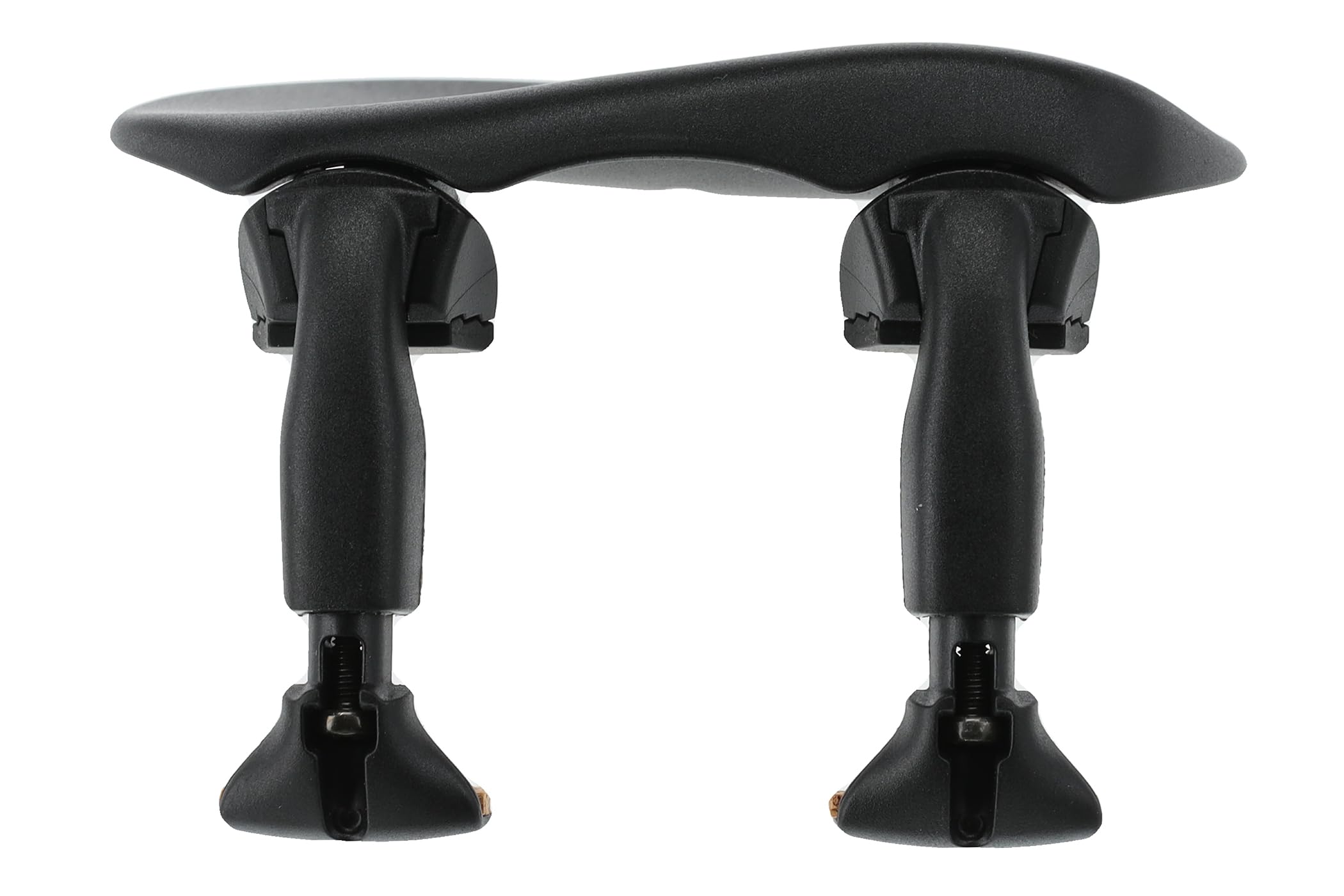 Wittner Chinrest Augsburg, centre-mounted chinrest Violin 1/2-1/4, high-tech plastic, hight and tilt adjustable, easy to adjust, with screwdriver, black, Made in Germany, 256131