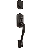 Schlage F60 V CAM 716 ACC Camelot Front Entry Handleset with