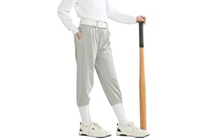 QBK 2T 3T 4T 5T Toddler Girls' Softball Pants Boys' Baseball Pant tee Ball Pants Fastpitch Pants with Pockets