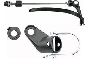 ODIER Bike Trailer Coupler Hitch and Extra Long Skewer Kit Titanium Alloy QR Axle (Coupler and Skewer kit)