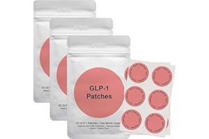 WAJ GLP-1 Patches with L Glutamine, Berberine, Pomegranate and Cinnamon .Focus on Men and Women.- （30 Count） (3)