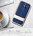 Galaxy S7 Case, Vena vAllure Wave Texture, Bumper Frame, Drop Protection CornerGuard ShockProof, Strong Grip, Slim Hybrid Cover for Samsung Galaxy S7 (Gold/ Navy Blue)