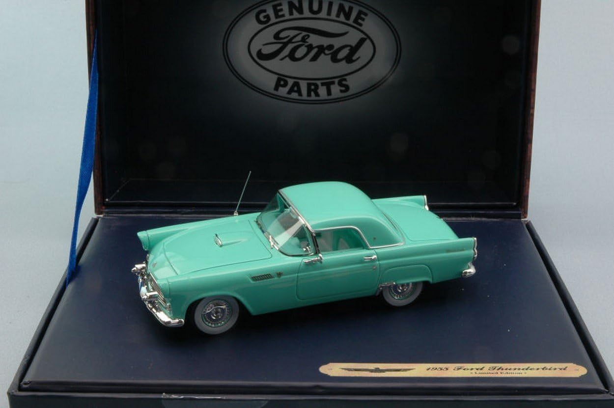 FORD GENUINE PARTS FGP0428 Ford Thunderbird Coupe' 1955 ACQUAMARINE 1:43 Model kompatibel mit
