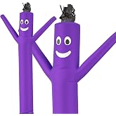LookOurWay Air Dancers Wacky Waving Inflatable Tube Man Attachment - 7 Feet Tall Advertising Air Dancer Waving Man Inflatable Tube Guy - Blower Not Included - Purple