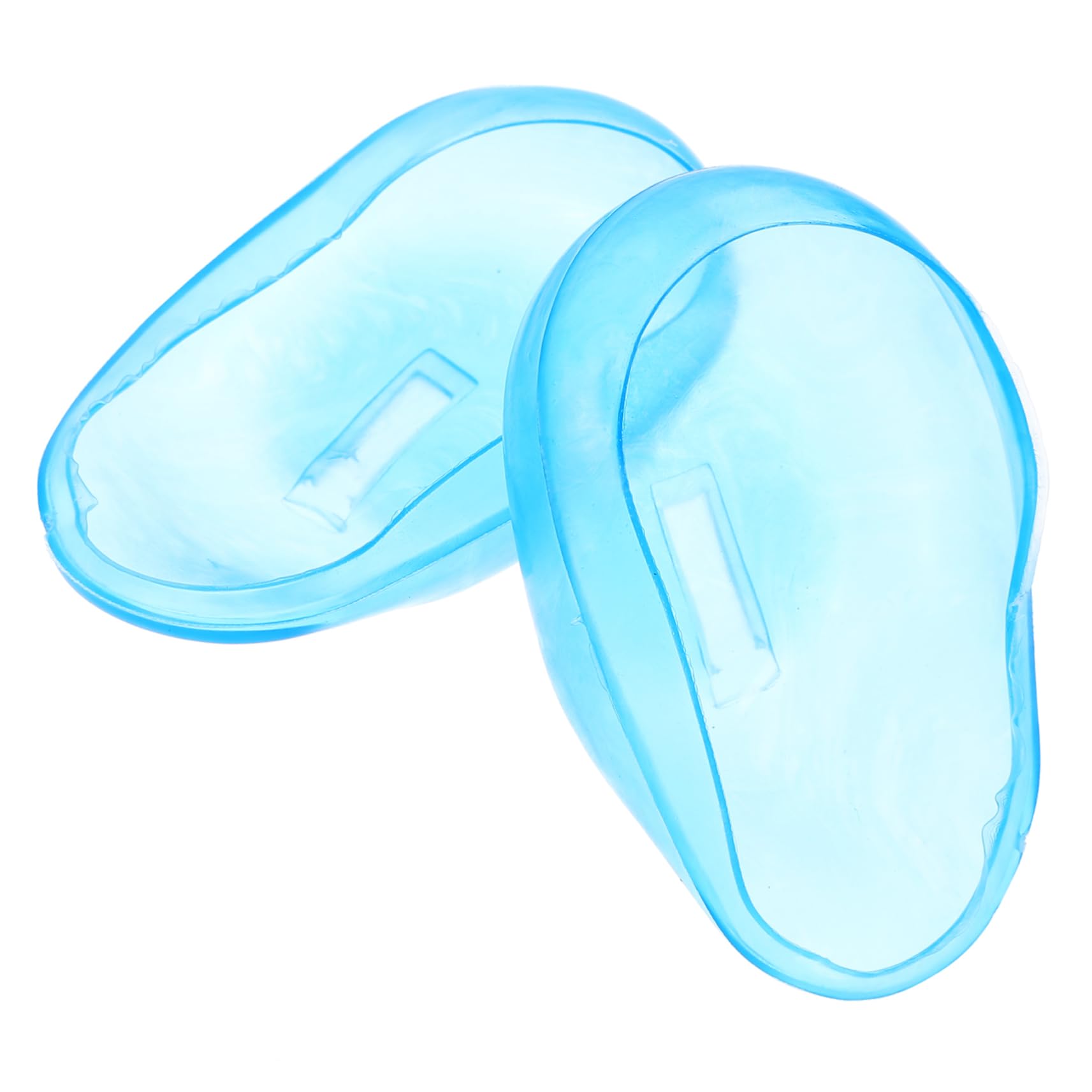CAXUSD Silicone Ear Protection Cover for Hair Dye Waterproof Reusable Ear Shield with Adjustable Elastic for Salon and Home Use