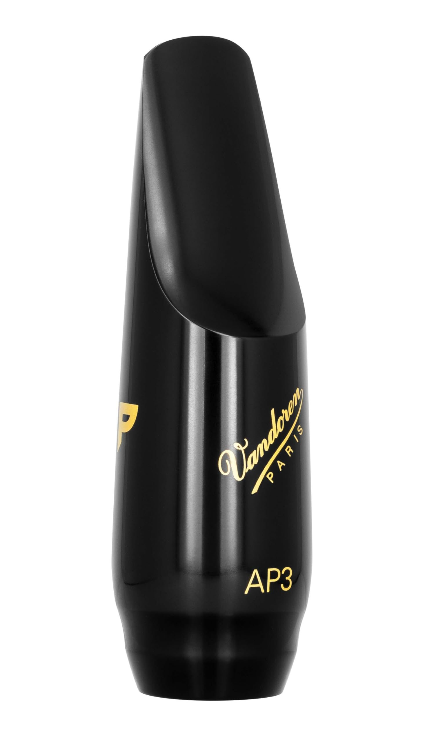 Vandoren, AP3 Alto Saxophone Mouthpiece, Brass, Black, Modern Style, Medium Long