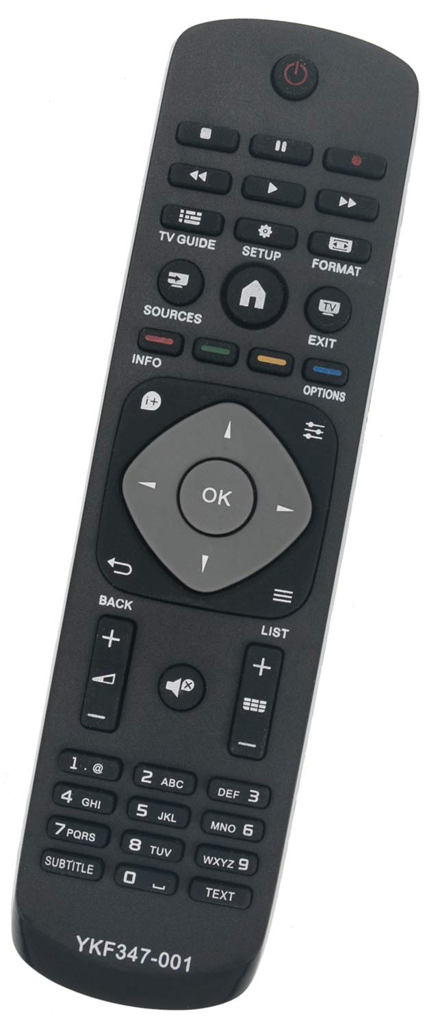 ALLIMITY 996590009359 YKF346-001 Remote Control Replace for Phlips FHD LED TV 40PFK5109 40PFT4101 22PFK4000 24PHK4000 40PFK5109 40PFT4101 48PFK4100 55PUH4900 32PHH4109 32PHT4100