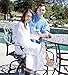 Simplicity, Unisex Cotton Waffle Spa Robe, One Size, White