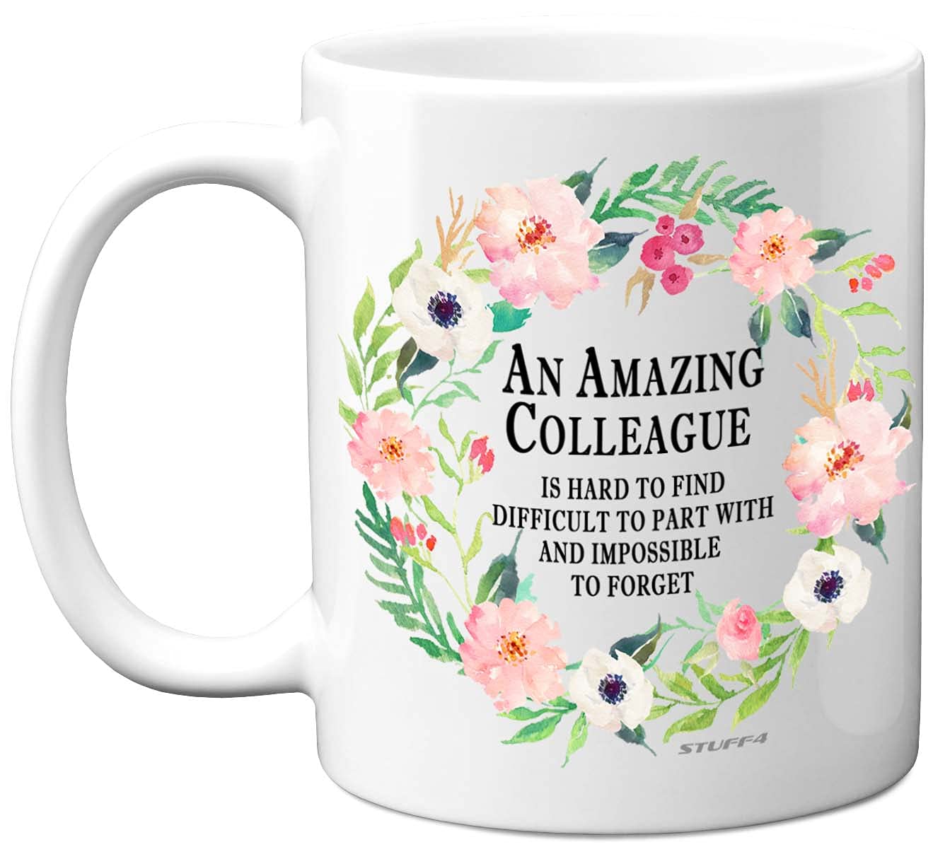 Stuff4 Retirement Gifts for Women, Leaving Gifts for Colleagues Women - 11oz Ceramic Dishwasher Safe Mugs - Retirement Ideas Men or Sorry Your Leaving Made in The UK