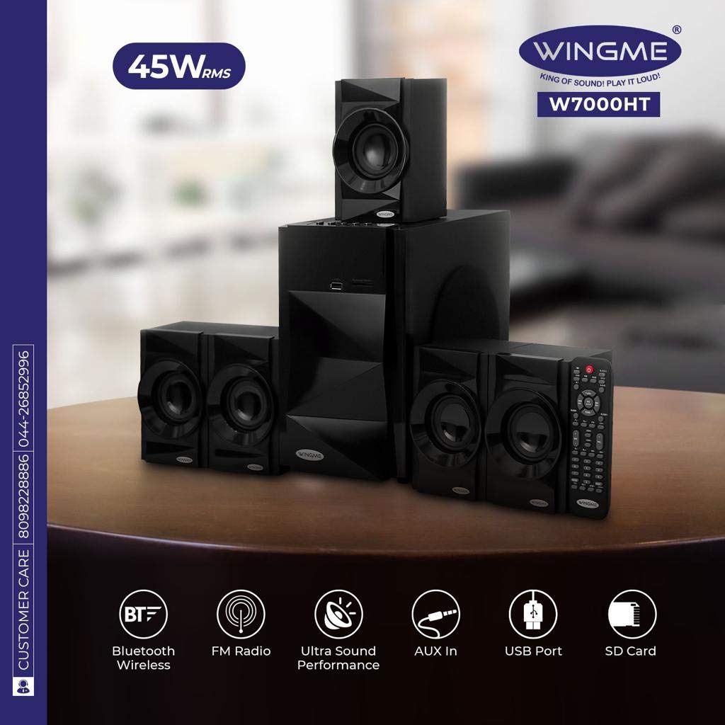 5.1 ch multimedia speaker system