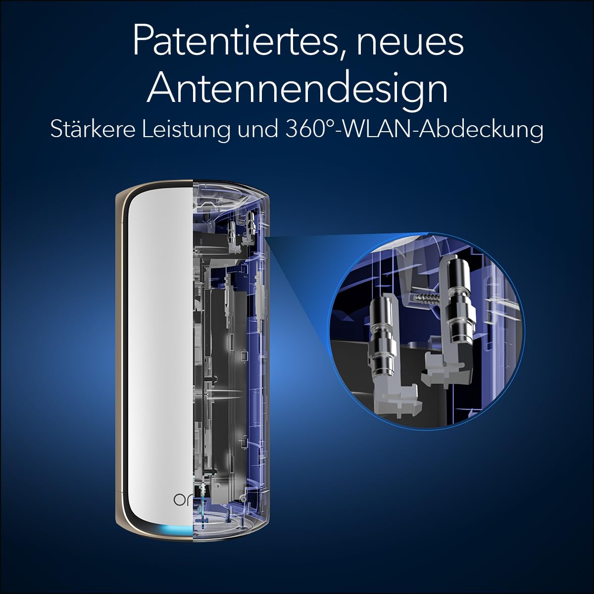 NETGEAR Orbi Serie 970 | Mesh-WiFi-7-System | WiFi-7-Router und 2 Satelliten | bis zu 27 Gbit/s | Abdeckung bis 660 m² und 200 Geräte | 10-GB-Ethernet-Port | Quad-Band BE27000 | RBE973 | Weiß 6