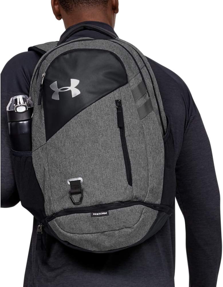 Under Armour Adult Hustle 4.0 Backpack , Black (002)/Black , One Size: Clothing