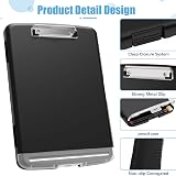 Hongri Clipboard with Storage Pen Holder 14 x 9.6 x 1.2 in Foilo-Side view 2