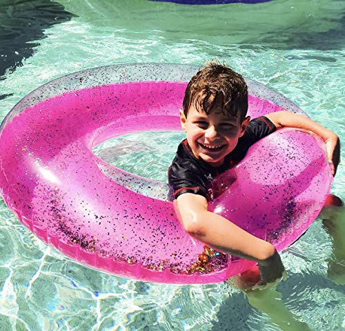 Pool Floats for Adults - Mermaid Pool Float - Large Inflatable Pool Floats for Kids and Adults - Easy Fill Valve - Huge Inflatable Floats for Pool, Beach Lake River Raft Floatie Toys Summer Fun - Thumbnail 7
