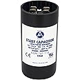 Appli Parts Motor Start Capacitor 161-193 Mfd (microfarads) uF 110-125 VAC Universal fit for Electric Motor Applications 1-7/16 in Diameter 2-3/4 in Height CON-161-110
