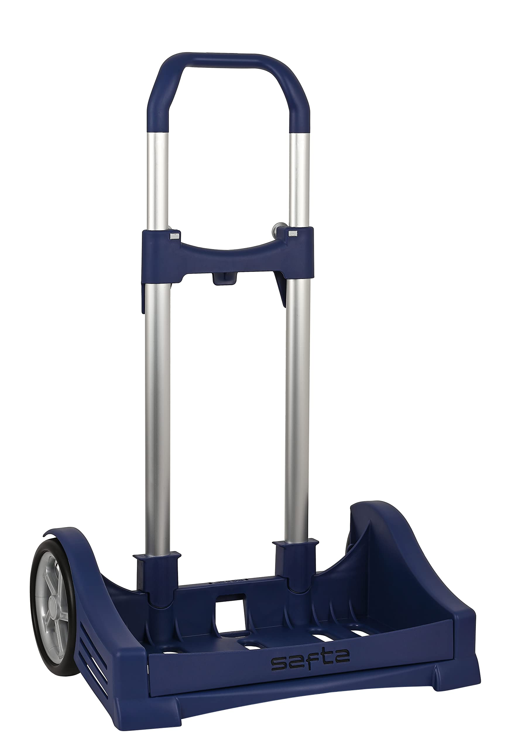 Safta Evolution Lightweight Folding School Backpack Trolley, Blue, 85 cm, Luggage Trolley