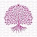 Yggdrasil Tree of Life Stencil - Tree Stencil, Oak Tree Stencil, Large Tree Stencils, Celtic Stencil, Stencils of Trees