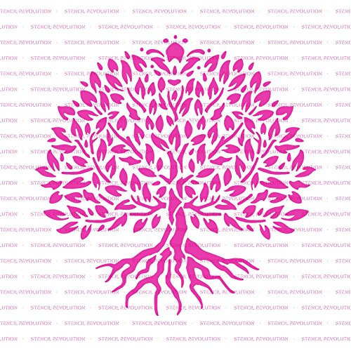 Yggdrasil Tree of Life Stencil Template - Reusable Stencil with Multiple Sizes Available